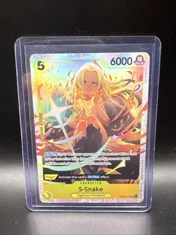 S-Snake OP08-112 One Piece Two Legends #EGGHEAD Rare Foil English - Image 1