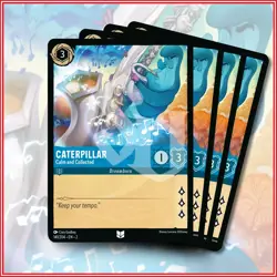 Disney Lorcana TCG: CATERPILLAR Calm x4 Rise of the Floodborn Uncommon - Image 1