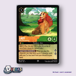 Lady Miss Park Avenue 28/204 Super Rare Non-Foil Archazia's NM Disney Lorcana - Image 1