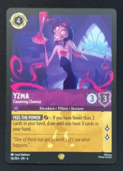 Yzma #56/204 Azurite Sea Disney Lorcana - Image 1