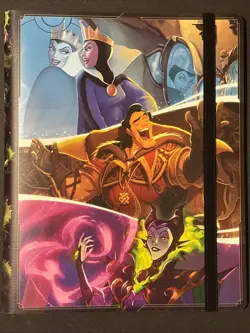 New 9 Pocket Villains Binder Holds 252 Cards Disney Lorcana The First Chapter - Image 1