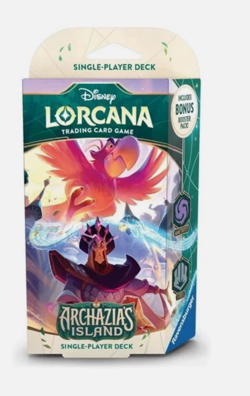 Disney Lorcana TCG Archazia's Island - SINGLE-PLAYER DECK * Amethyst & Steel * - Image 1