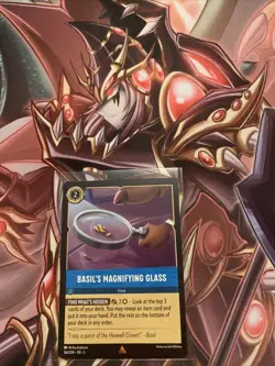 Basil’s Magnifying Glass- 166/204 - Rare - Disney Lorcana: Shimmering Skies - Image 1