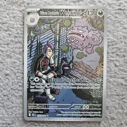 Team Rocket's Weezing 199/182 Destined Rivals Pokemon Illustration Rare NM - Image 1