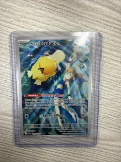 Pokemon TCG Misty's Psyduck Destined Rivals 193/182 Illustration Rare Card - Image 1