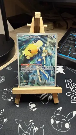 Pokemon TCG Misty's Psyduck Destined Rivals 193/182 Illustration Rare Card - Image 1