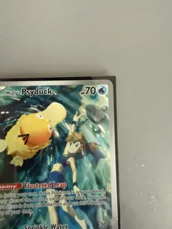 Pokemon TCG Misty's Psyduck Destined Rivals 193/182 Illustration Rare Card - Image 4