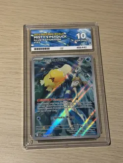 Pokemon TCG Misty's Psyduck Destined Rivals 193/182 IR Ace 10 Gem Mint - Image 1