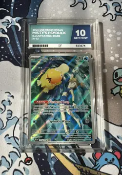Misty's Psyduck 193/182 - Pokemon TCG SV Destined Rivals - IR - ACE 10 Perf Subs - Image 2