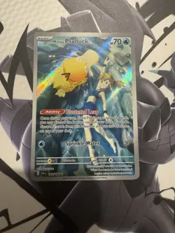 Pokemon TCG Misty's Psyduck Destined Rivals 193/182 Rare Card IR - Image 1