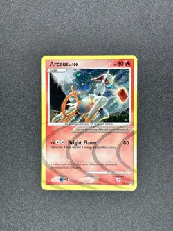Pokemon TCG Arceus AR3/9 Holo Rare Card LP - Image 1