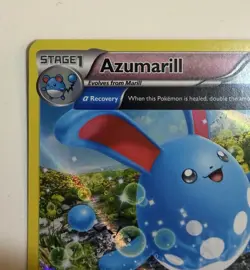 Azumarill 104/160 reverse holo XY Primal Clash Pokemon Card NM - Image 3