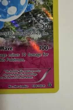 Azumarill 104/160 reverse holo XY Primal Clash Pokemon Card NM - Image 5