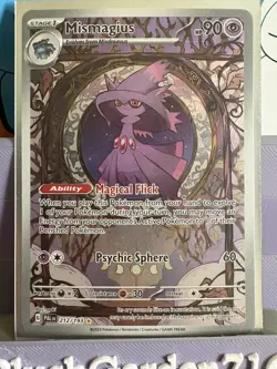 Pokemon Mismagius Illustration Rare Holo Sv02 Paldea Evolved 212/193 90 HP Card - Image 1