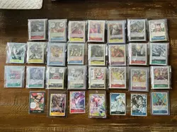 One Piece Card Lot In Excellent Con 1 Sec 4 SR And Bunch Of R OP04 To OP15 Mix - Image 1