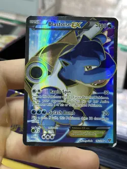 #2 Blastoise EX 142/146 XY Base Set 2014 Full Art Holo Rare Pokemon Card TCG - Image 3
