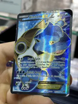 #2 Blastoise EX 142/146 XY Base Set 2014 Full Art Holo Rare Pokemon Card TCG - Image 5