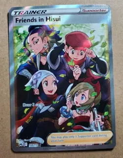Friends in Hisui Crown Zenith Holo Ultra Rare Pokemon TCG Card 148/159 - Image 1