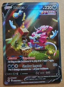Hoopa V GG53/GG70 Crown Zenith Galarian Gallery NM Full Art Pokemon Card - Image 1