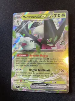 POKEMON CARD MEOWSCARADA EX 015/193 EVOLUZIONI A PALDEA ITALIANA NEAR MINT - Image 1