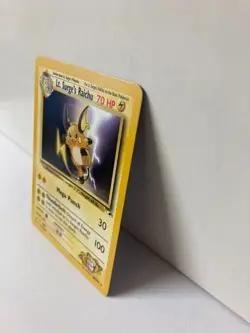 Lt. Surge’s Raichu 28/132 Gym Challenge Pokemon Card WOTC 2000 LP - Image 5