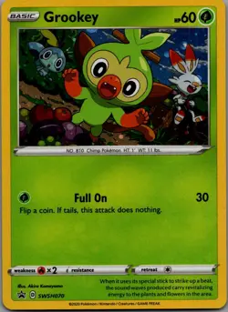 Grookey Promo SWSH: Sword & Shield Promo Cards Holo SWSH070 NM - Image 1