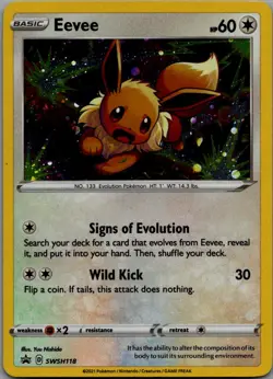Eevee - Promo SWSH: Sword & Shield Promo Cards Holo SWSH118 NM - Image 1