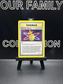 Pokemon Miracle Berry 94/111 WotC Neo Genesis Unlimited Uncommon Trainer LP - Image 1