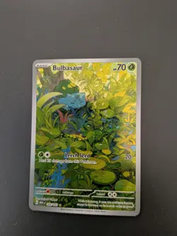 Bulbasaur Holo Card 166/165 Scarlet & Violet 151 Series Near Mint Condition - Image 1