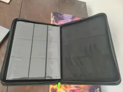 Vault x Exo-Tec 9-Pocket Zip Binder Black Green Zip, Holds 360 Cards - Image 2