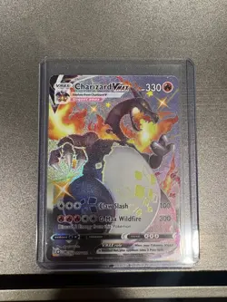 Pokemon Charizard VMAX SV107/SV122 Shining Fates Shiny Holo Rare 330 HP Card - Image 1