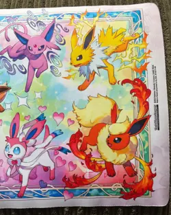 Pokemon Playmat Super Prismatic Evolutions Pad Trading Card Game Mat - Image 4