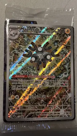 Pokemon TCG Magneton SVP159 Scarlet & Violet Promo Card Sealed - Image 1
