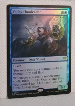 MTG Valley Floodcaller NM FOIL Bloomburrow - Image 1