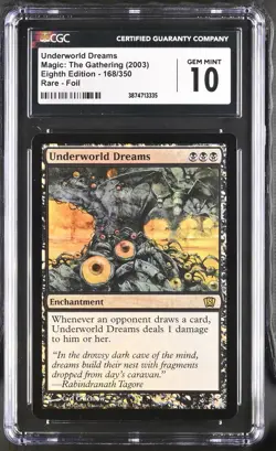 UNDERWORLD DREAMS 8th Edition Foil Rare CGC 10 Gem Mint MTG [Nostalgium] - Image 1