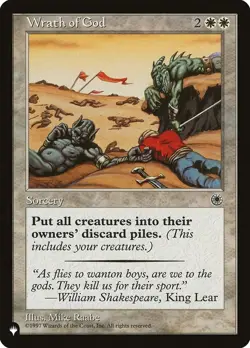 MTG Wrath of God, NM-Mint, English The List Reprints - Image 1