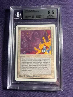 MTG Unlimited Edition 1993 Blaze of Glory BGS 8.5 NM/MT+ Old School 93/94 - Image 1