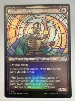 x1 Kwende, Pride of Femeref MUL MTG 0005 FOIL SHOWCASE UNCOMMON VLP 1x - Image 1