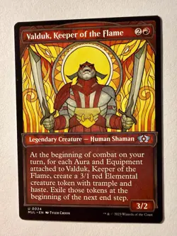 Valduk, Keeper of the Flame (024) Showcase Multiverse Legends MUL MTG Magic - Image 1