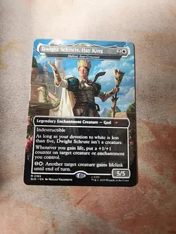Dwight Schrute, Hay King-Heliod, Sun-Crowned Secret Lair MTG NM - Image 1