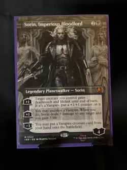 Sorin, Imperious Bloodlord (Borderless) Innistrad Remastered Regular - Near Mint - Image 1