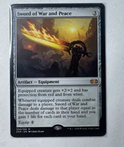 Magic: The Gathering Sword of War and Peace Double Masters Mythic 300 - Image 1