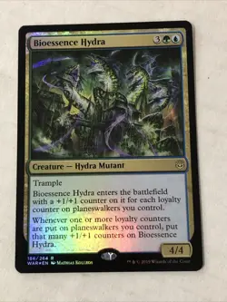 Bioessence Hydra Foil X1 War Of The Spark NM Condition See Pics Front Back - Image 1