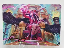 Sorceress's Schemes Art Series (Gold-Stamped Signature) Final Fantasy MTG FB2 - Image 1