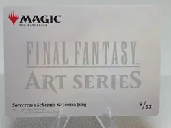 Sorceress's Schemes Art Series (Gold-Stamped Signature) Final Fantasy MTG FB2 - Image 2