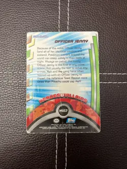 Pokemon TCG - Officer Jenny - HV17 - Blue Topps TV Animation - HP Foil (2000) - Image 2