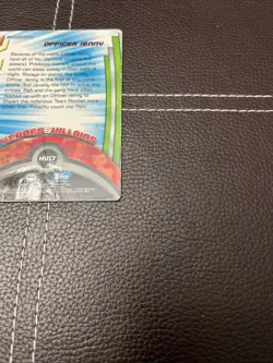 Pokemon TCG - Officer Jenny - HV17 - Blue Topps TV Animation - HP Foil (2000) - Image 4