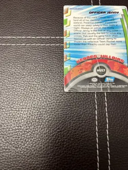 Pokemon TCG - Officer Jenny - HV17 - Blue Topps TV Animation - HP Foil (2000) - Image 5