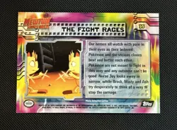 The Fight Rages #35 Holo Mewtwo Strikes Back Movie Topps Pokemon LP - Image 4