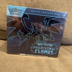 Pokemon TCG Mega Evolution Phantasmal Flames ETB Elite Trainer Box! SEALED! NEW! - Image 1